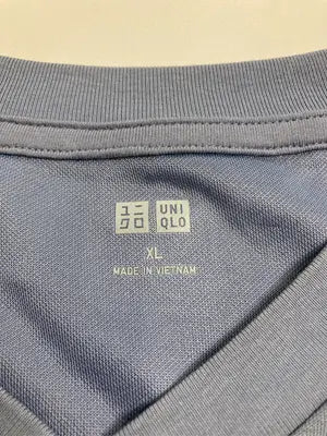 UNIQLO/ユニクロ/Tシャツ/カットソー/トップス/ブルー/XL