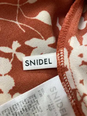 SNIDEL/スナイデル/ワンピース/ワンピース/ドレス/レッド/1