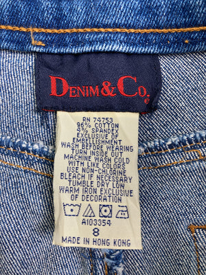DENIM&CO/デニムアンドコー/デニムスカート/スカート/ブルー/8