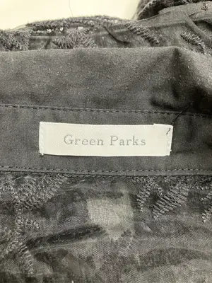 Green Parks/シャツ/ブラウス/トップス/ブラック/F