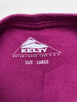 KELTY/ケルティ/Tシャツ/カットソー/トップス/ピンク/LARGE