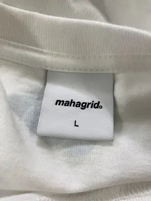 mahagrid/マハグリッド/Tシャツ/カットソー/トップス/ホワイト/L