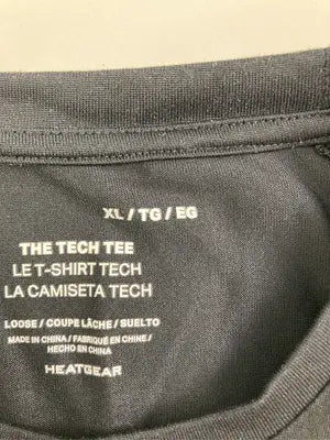 UNDER ARMOUR/アンダーアーマー/Tシャツ/カットソー/トップス/ブラック/XL