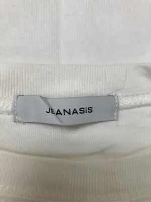 JEANASIS/ジーナシス/Tシャツ/カットソー/トップス/ホワイト/F