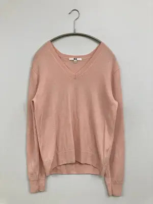 UNIQLO/ユニクロ/Tシャツ/カットソー/トップス/ピンク/M