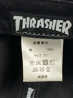 THRASHER/スラッシャー/キャップ/帽子/ブラック/F