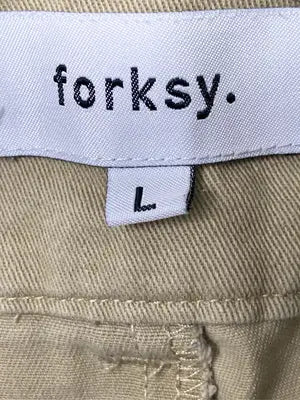 forksy./フォルクシー/チノパンツ/パンツ/ベージュ/L