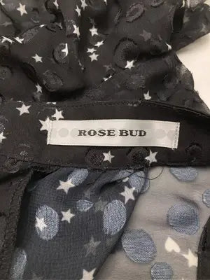 ROSE BUD/ローズバッド/シャツ/ブラウス/トップス/ブラック/F