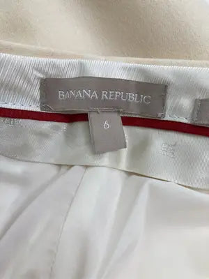 BANANA REPUBLIC/バナナリパブリック/スラックス/パンツ/アイボリー/6