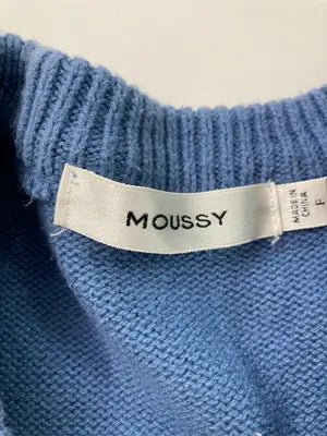 MOUSSY/マウジー/ニット/セーター/トップス/ブルー/FREE