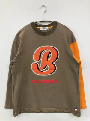 PERSON'S/パーソンズ/Tシャツ/カットソー/トップス/カーキ/S