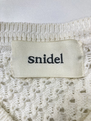 SNIDEL/スナイデル/ニット/セーター/トップス/ホワイト/F