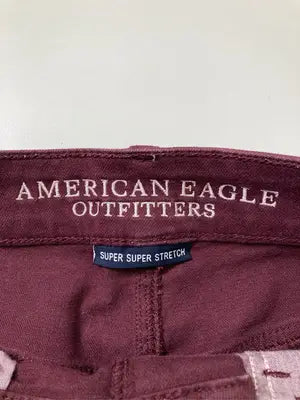AMERICAN EAGLE/アメリカンイーグル/デニムパンツ/パンツ/レッド/US 4