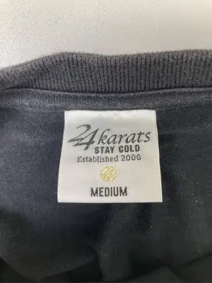 24KARATS/トゥエンティーフォーカラッツ/Tシャツ/カットソー/トップス/ブラック/MEDIUM