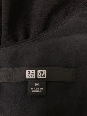 UNIQLO/ユニクロ/ドレス/ワンピース/ドレス/ブラック/M