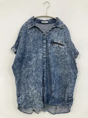 Lutique/ルティーク/シャツ/ブラウス/トップス/ブルー/4L