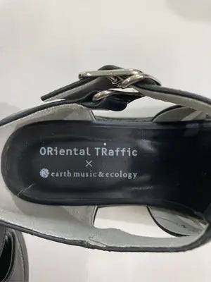 earth music&ecology/アースミュージックアンドエコロジー/サンダル/シューズ/ブラック/M