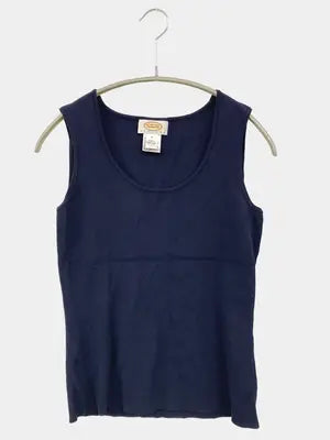 Talbots petites/タンクトップ/トップス/ネイビー/P