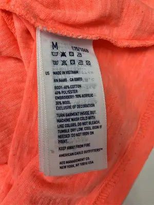 American Eagle Outfitters/アメリカンイーグルアウトフィッターズ/Tシャツ/カットソー/トップス/オレンジ/M