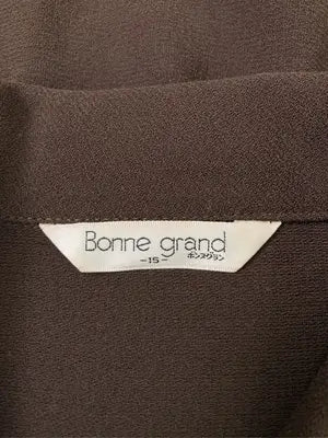 Bonne grand/シャツ/ブラウス/トップス/ブラウン/15R