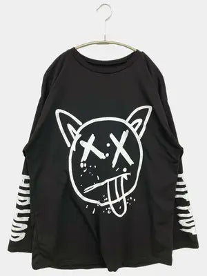 Tシャツ/カットソー/トップス/ブラック