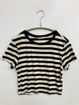 ZARA/ザラ/Tシャツ/カットソー/トップス/ブラック/L