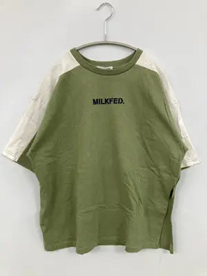 MILK FED./ミルクフェド/Tシャツ/カットソー/トップス/グリーン/ONE SIZE