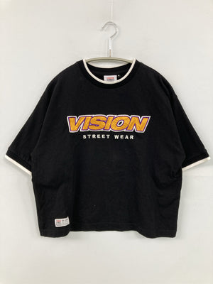 VISION STREET WEAR/ヴィジョンストリートウェア/Tシャツ/カットソー/トップス/ブラック/M