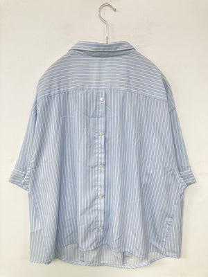 THE SHOP TK/ザショップティーケー/シャツ/ブラウス/トップス/スカイブルー/M