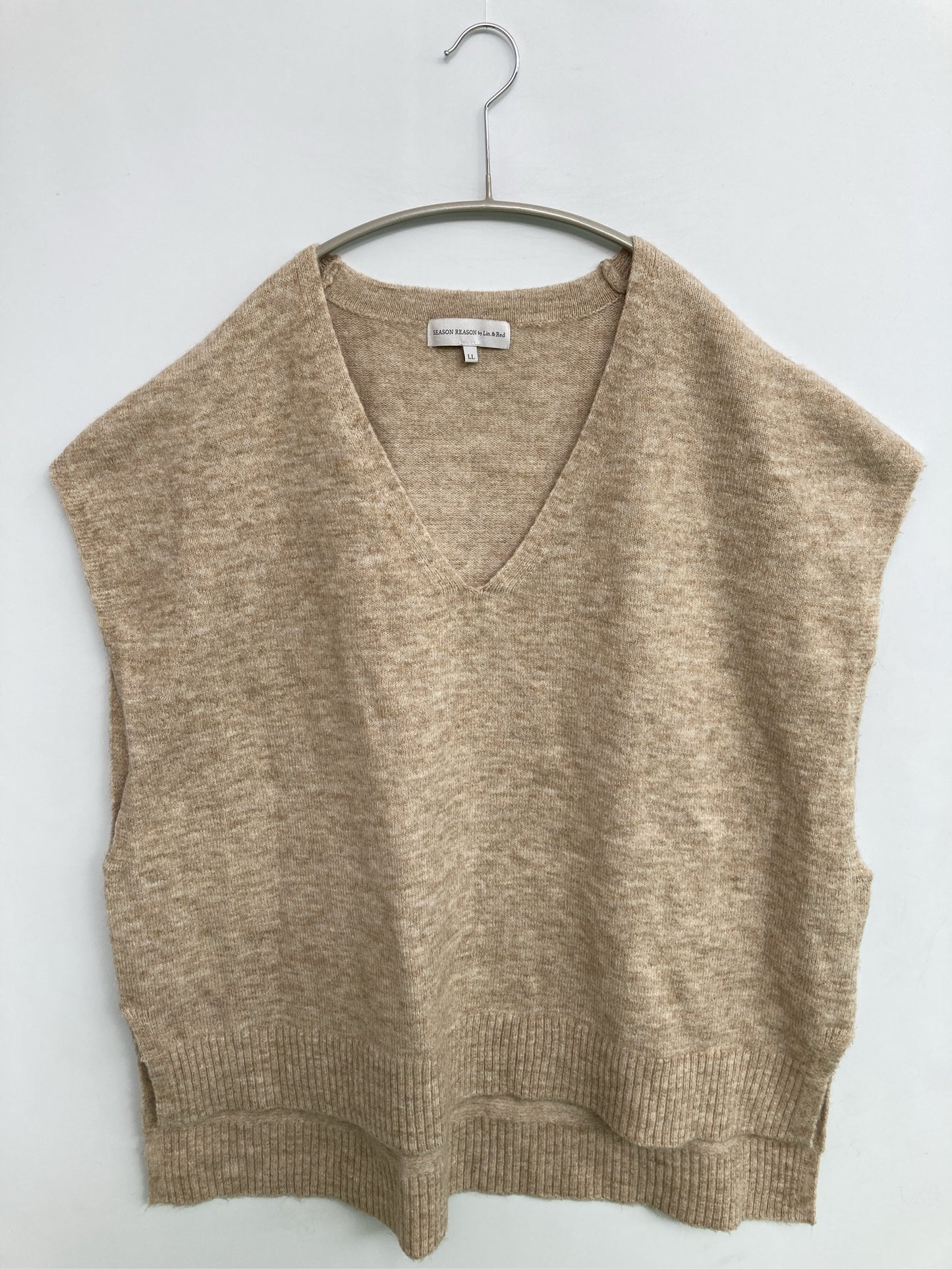 SEASON REASON by Lin&Red/シーズンリーズンバイリンアンドレッド/ベスト/トップス/ベージュ/LL
