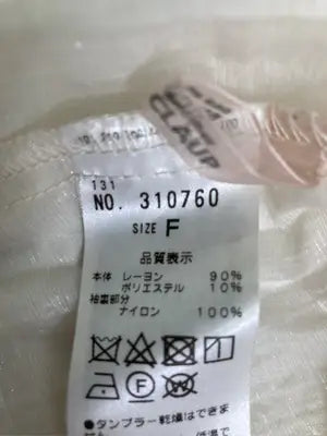 NICE CLAUP/ナイスクラップ/シャツワンピース/ワンピース/ドレス/ホワイト/F