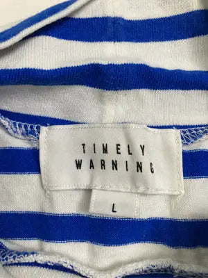 TIMELY WARNING/タイムリーワーニング/Tシャツ/カットソー/トップス/ホワイト/L