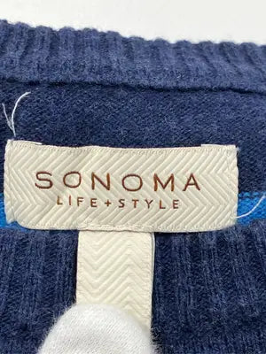 SONOMA/ソノマ/ニット/セーター/トップス/ネイビー/L