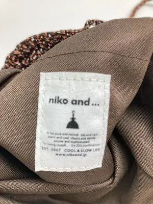 niko and .../ニコアンド/ショルダーバッグ/バッグ/ブラウン
