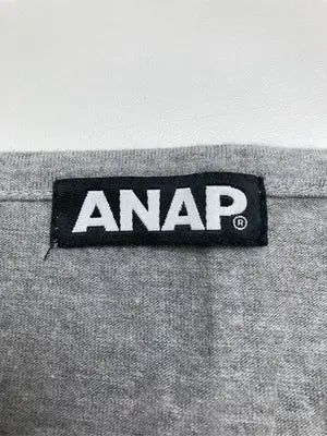 ANAP/アナップ/Tシャツ/カットソー/トップス/グレー/F