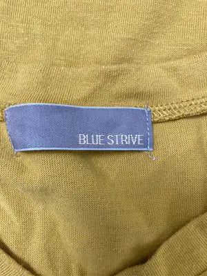 Blue Strive/ブルーストライブ/Tシャツ/カットソー/トップス/イエロー/3L