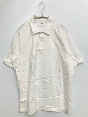 UNIQLO/ユニクロ/ポロシャツ/トップス/ホワイト/L