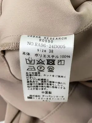 URBAN RESEARCH ROSSO/スラックス/パンツ/ベージュ/38