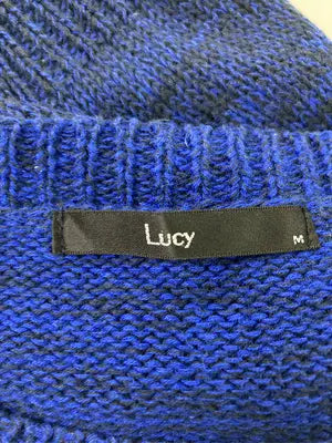 LUCY/ルーシー/ニット/セーター/トップス/ブルー/M