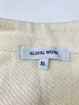 GLOBAL WORK/グローバルワーク/カーディガン/ボレロ/トップス/アイボリー/XL