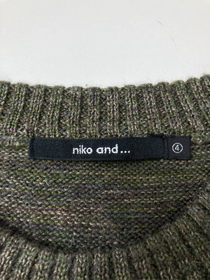 niko and .../ニコアンド/ニット/セーター/トップス/ブラウン/4