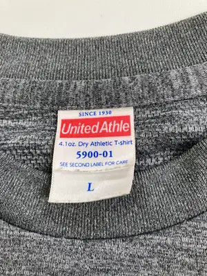 UNITED ATHLE/ユナイテッドアスレ/Tシャツ/カットソー/トップス/グレー/L