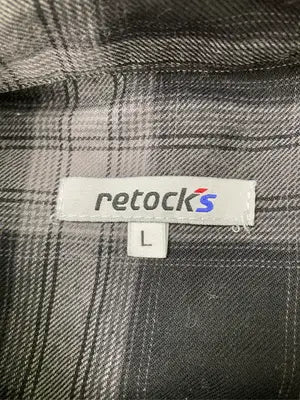 retock's/シャツ/ブラウス/トップス/グレー/L