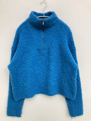 ZARA/ザラ/ニット/セーター/トップス/スカイブルー/M