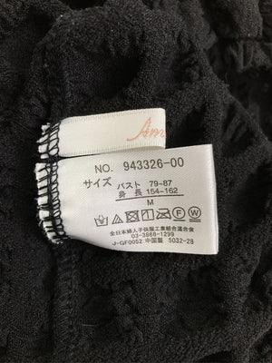 Amista/アミスタ/Tシャツ/カットソー/トップス/ブラック/M