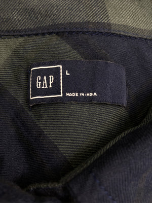 GAP/ギャップ/シャツ/ブラウス/トップス/グリーン/L