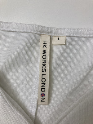 HK WORKS LOMDON/シャツ/ブラウス/トップス/ホワイト/L