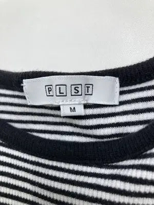 PLST/プラステ/Tシャツ/カットソー/トップス/ブラック/M