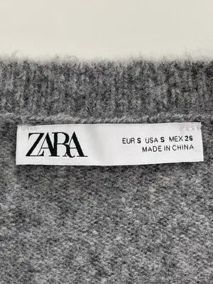 ZARA/ザラ/カーディガン/ボレロ/トップス/グレー/S