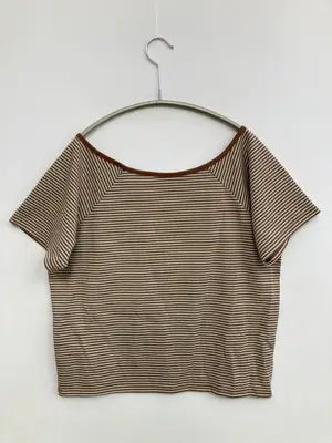 Kastane/カスタネ/Tシャツ/カットソー/トップス/ブラウン/F